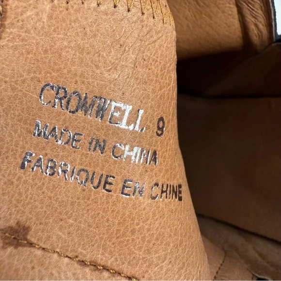 Jeffrey Campbell Cromwell Booties 9 Black Cut Out Slip On Ankle Boot Etched - Picture 9 of 13